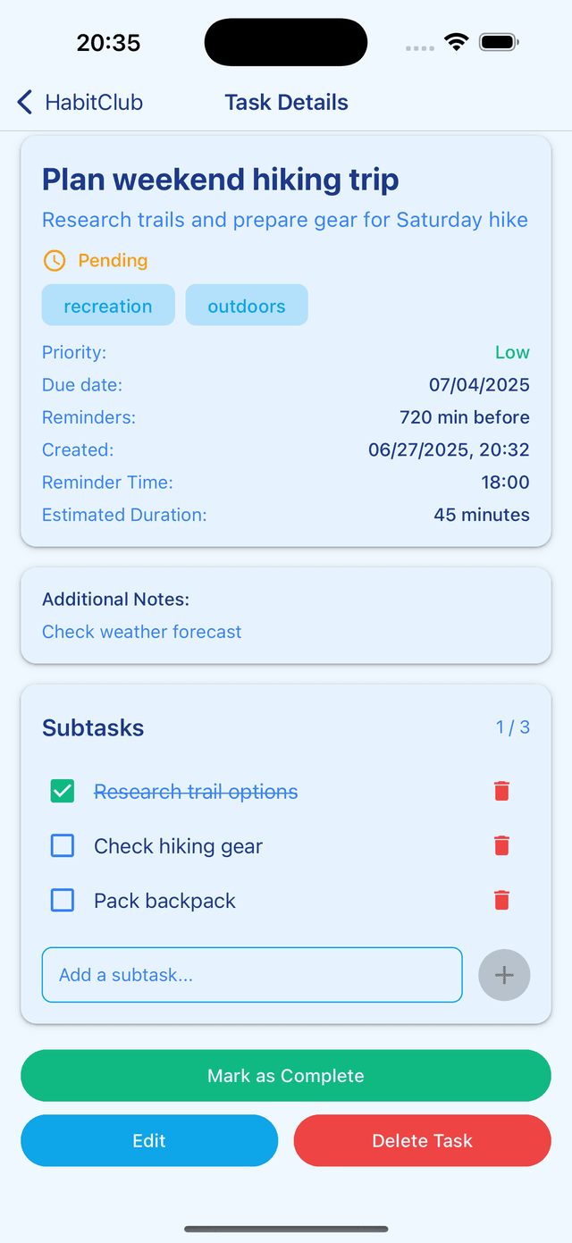 Smart Reminders